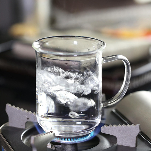 Taza De Cristal Elegante Para Disfrutar Tu Café 400ml