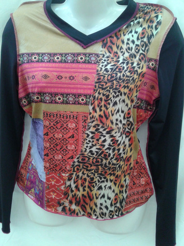 Muy Linda Remera De Dama En Bellos Colores Talle S/m