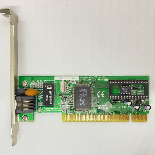 Placa De Rede Enl832 Tx Rent Pci Fast Ethernet 10/100 (Usado)