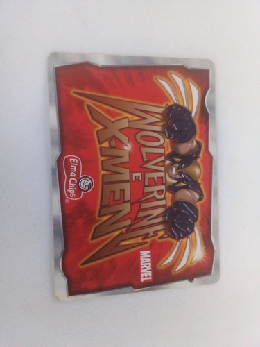 Card Elma Chips Marvel Wolverine E X-men #9 Fera (Usado)