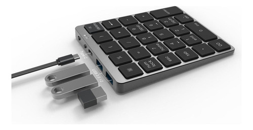. Para Para Teclado Numérico Bluetooth Recargable Con