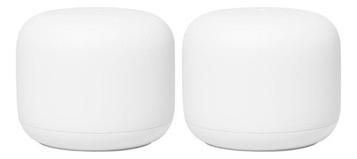Sistema de enrutador WiFi Google Nest Wifi y punto blanco