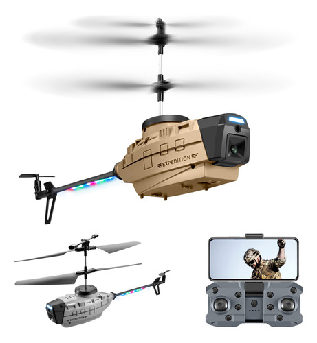 [bom] Helicóptero De Controle Remoto Rtf 4ch 6 Eixos 4k Dual