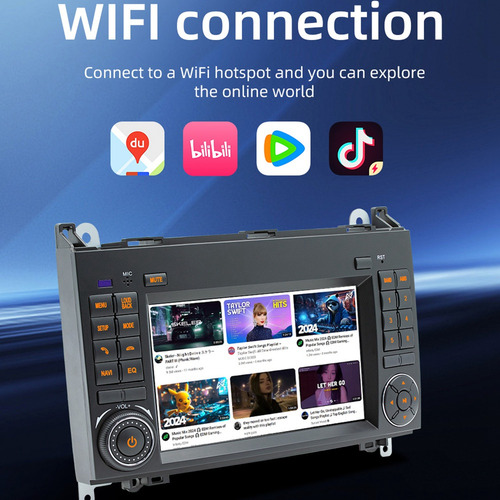 Reproductor Estéreo De Radio De Coche Android De 7 Pulgadas