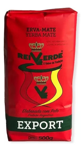 Yerba Rei Verde Padrón Argentino 500 G