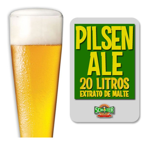 Kit Insumos Para Cerveja Artesanal - Pilsen Ale - 20 Litros