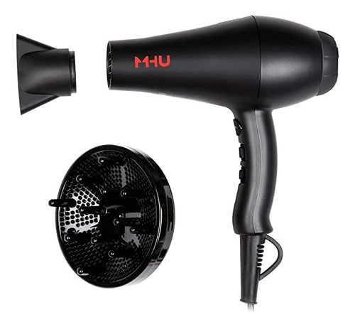 Mhu Professional Salon Grade W Secador De Cabello Con Ca