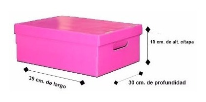 Caja De Cartón Lisa Mediana X 10 Unid.