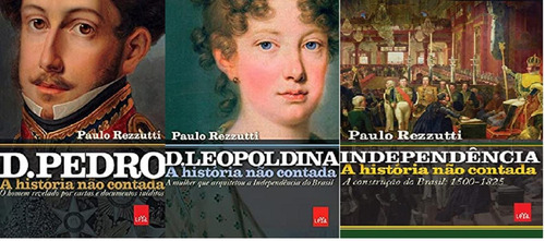 Kit 3 Livros Paulo Rezzutti D. Pedro + Leopoldina +