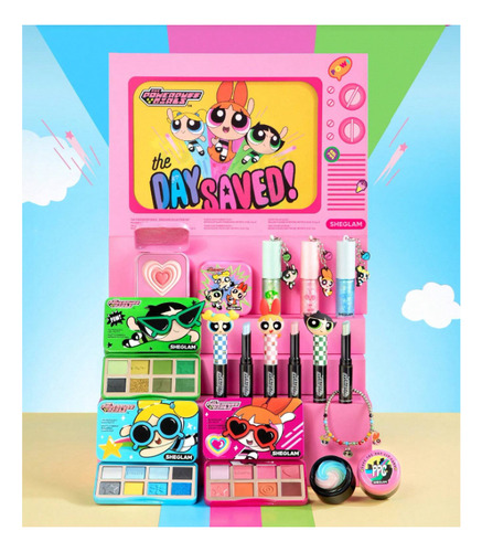 Conjunto de Maquiagem Sheglam Meninas Super Poderosas