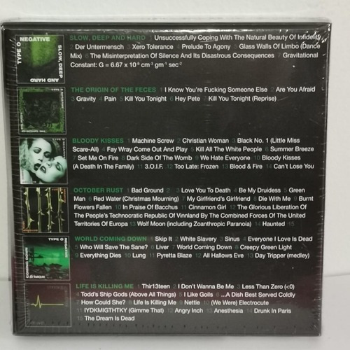 Type O Negative Complete Roadrunner Collection Box Set Cds