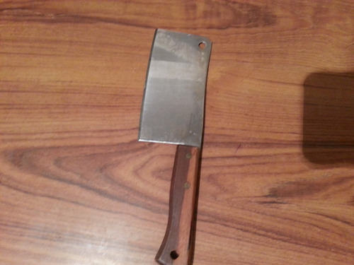 Cuchillo Tipo Hacha Hachuela Cocina Meleca Inox Oferta (Usado)