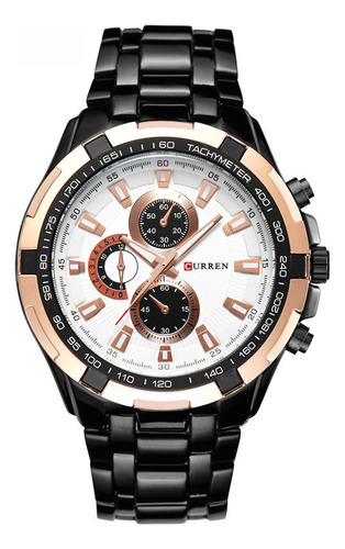 . Reloj Pulsera Curren 8023 Suizo De Acero Inox. For Hombre
