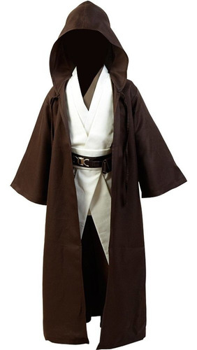 Cosplaysky Traje De Niños Para Jedi Disfraz Tunica Con Cap