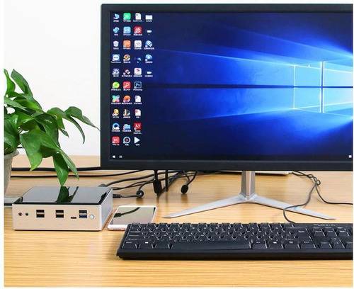 Mini Pc Resistente, Mxscx-007, Intel I5, 2xddr4 8gb Ram, M.2 Color Negro