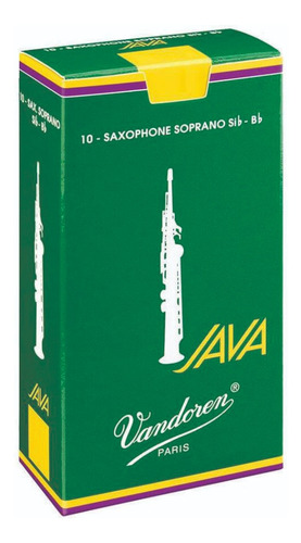 10 lengüetas Vandoren Java con variación numérica para saxofón soprano