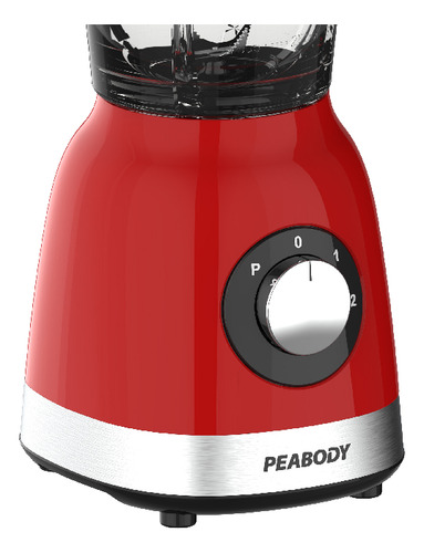 Licuadora Peabody Pe-ln810r 800 W Jarra De Vidrio 1.75 L Rojo