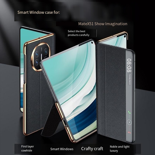 Para Huawei Matex5 Leather Shell X3 Pantalla Plegable