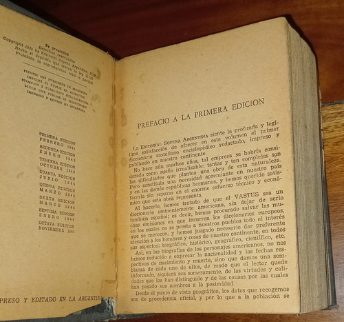 Diccionario Enciclopedico Ilustrado Vastus/diccion Sinónimos (Usado)