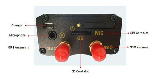 Rastreador E Bloquedor Veicular Com Controle Remoto Tk103b