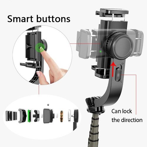 L08 Gimbal Estabilizador Bluetooth Selfie Stick E TriPod