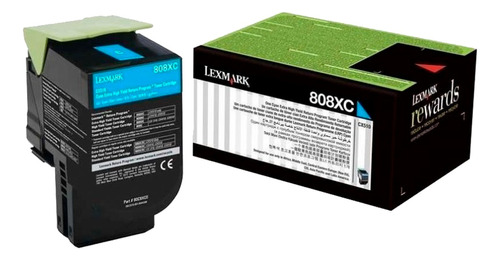 Toner Original Lexmark 808x Cian 80c8xc0 Cx510