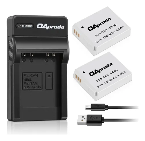 Batería Y Cargador Para Canon Powershot Sx530 Hs, Paquete De