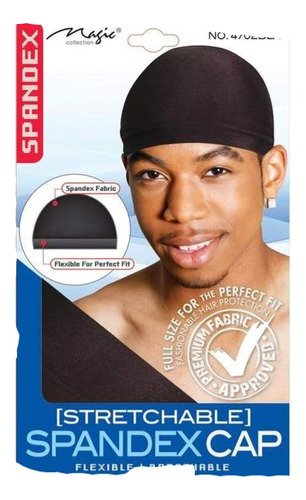 Durag Bandanas Sin Cola, Negra, Blanca Y Roja. Dos Por Paqt