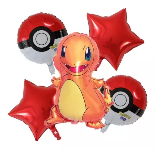 Globos Pokemon 15 Unidades Globos Metalicos 45 Cm