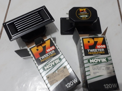 Tweeter Novik P Z 1000 Carro Antigo Par Novo Na Caixa