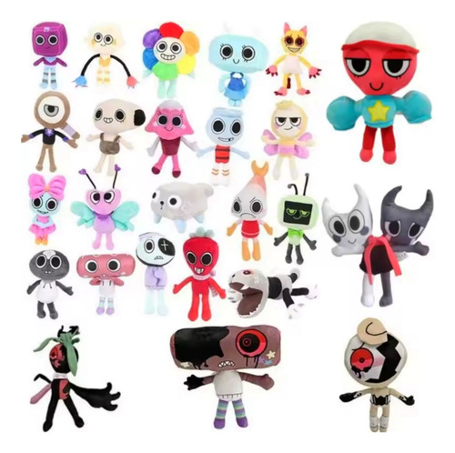 Boneca Pelúcia Tisha Dandys World Game Roblox Pronta Entrega Azul-aço