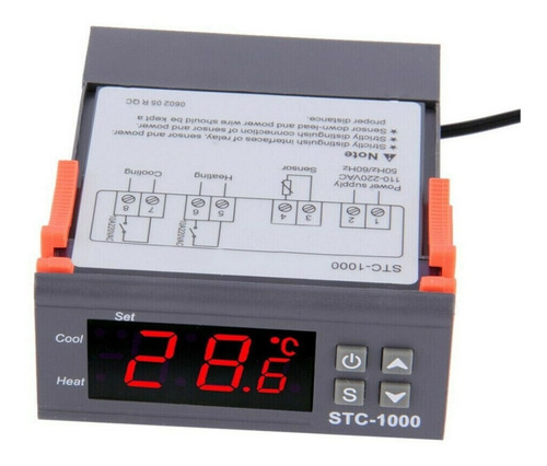 Controlador De Temperatura Digital 110 220v Sct-100