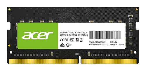 Memoria Ram 16gb Acer Sd100 Sodimm Ddr4 3200 Mhz Cl 22 1.2v