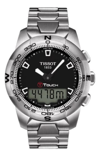 Relógio Tissot Anadigi T-touch Ii Aço T047.420.11.051.00