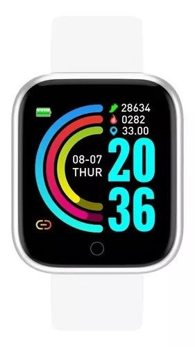 Relógio Digital. Smartwatch D20 Y68 Pro Inteligente