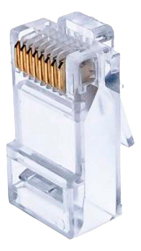 Conectores Cambo Plug Rj45 Cat5e Ez De Paso Plásticos 100u