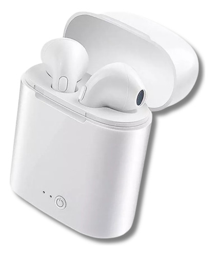 Fone Tws H'maston Ly-17 Mini Bluetooth Com Led Cor Branco