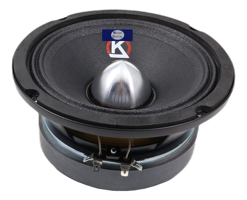 Medio Rango 6.5pLG Krack Audio Kpm-6400 400w Open Show 1pz Color Negro