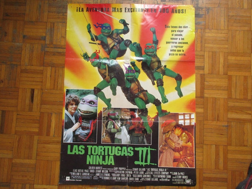 1993 Las Tortugas Ninja Ill Original Poster De Cine
