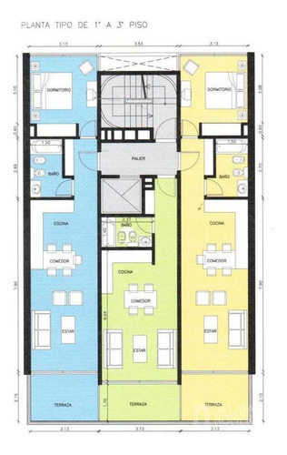 Imagen 26 de 27 de Monoambiente En Venta Super Luminoso - Isla De Olivos Con Cochera -