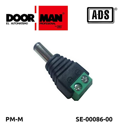 Conector Plug Terminal Macho Verde Doorman 20 Piezas