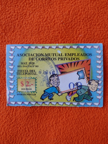 Entrada Fiesta Telepostal  Empleados De Correo