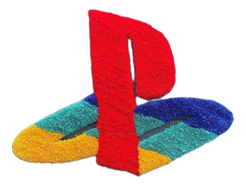Alfombra Logo Playstation Personalizada Tufting-barbarugs