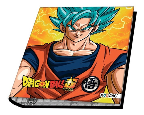 Carpeta Escolar N3 3 Anillos 40cm Dragon Ball Z Mooving