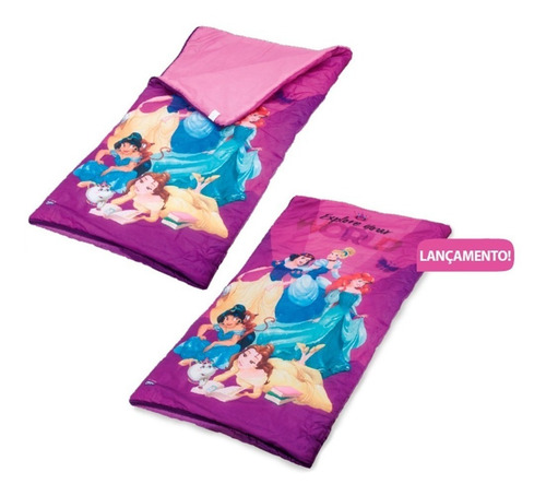 Saco De Dormir Infantil Princesas Disney Meninas Zippy Toys