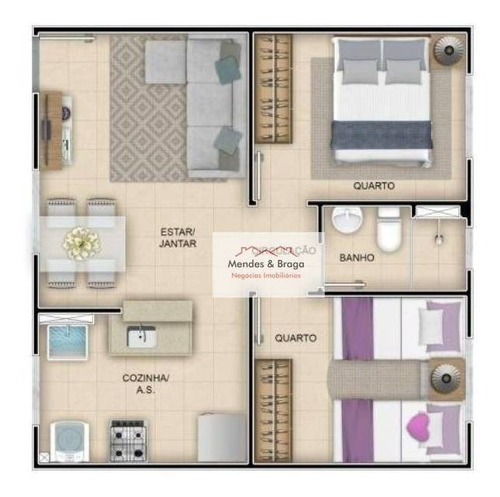 Imagem 23 de 24 de Apartamento À Venda, 50 M² Por R$ 205.000,00 - Água Chata - Guarulhos/sp - Ap2756