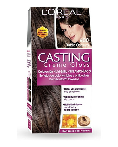 Casting Creme Gloss Loreal Paris Tono 600 Rubio Oscuro