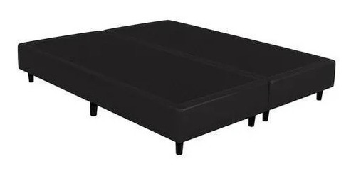 Base Sommier Eco Cuero 180x200 + Respaldo 180c + 2 Almohadas