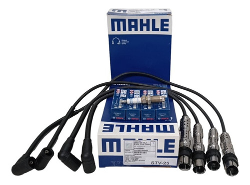 Juego Cables Mahle + Bujias Bosch 3 Elect Vw Gol Power 1.4  