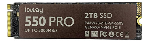Ssd 2tb M.2 Nvme Gen4 5000mb/s Ioway Preto